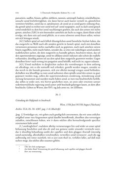 Bild der Seite - 416 - in Spital als Lebensform - Österreichische Spitalordnungen und Spitalinstruktionen der Neuzeit, Band 2