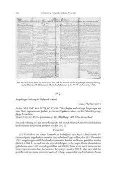 Bild der Seite - 486 - in Spital als Lebensform - Österreichische Spitalordnungen und Spitalinstruktionen der Neuzeit, Band 2