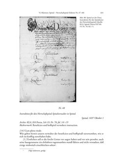 Bild der Seite - 641 - in Spital als Lebensform - Österreichische Spitalordnungen und Spitalinstruktionen der Neuzeit, Band 2