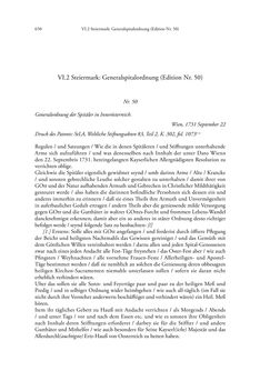 Image of the Page - 650 - in Spital als Lebensform - Österreichische Spitalordnungen und Spitalinstruktionen der Neuzeit, Volume 2