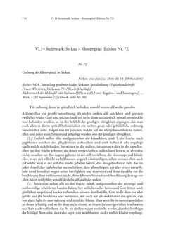 Bild der Seite - 710 - in Spital als Lebensform - Österreichische Spitalordnungen und Spitalinstruktionen der Neuzeit, Band 2