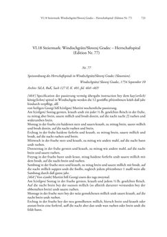 Image of the Page - 723 - in Spital als Lebensform - Österreichische Spitalordnungen und Spitalinstruktionen der Neuzeit, Volume 2