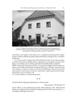 Bild der Seite - 741 - in Spital als Lebensform - Österreichische Spitalordnungen und Spitalinstruktionen der Neuzeit, Band 2