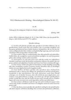 Bild der Seite - 752 - in Spital als Lebensform - Österreichische Spitalordnungen und Spitalinstruktionen der Neuzeit, Band 2