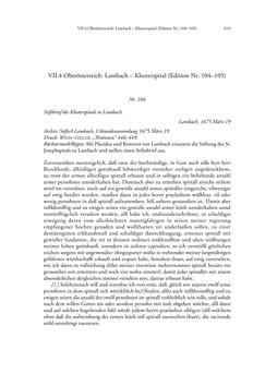 Image of the Page - 819 - in Spital als Lebensform - Österreichische Spitalordnungen und Spitalinstruktionen der Neuzeit, Volume 2