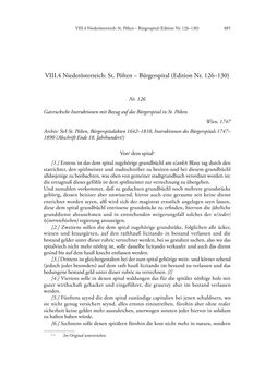 Image of the Page - 885 - in Spital als Lebensform - Österreichische Spitalordnungen und Spitalinstruktionen der Neuzeit, Volume 2