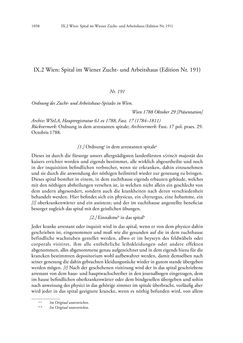 Image of the Page - 1058 - in Spital als Lebensform - Österreichische Spitalordnungen und Spitalinstruktionen der Neuzeit, Volume 2