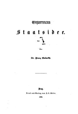 Image of the Page - (000003) - in Österreichs Staatsidee