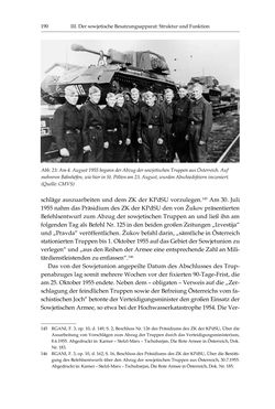Bild der Seite - 190 - in Stalins Soldaten in Österreich - Die Innensicht der sowjetischen Besatzung 1945–1955