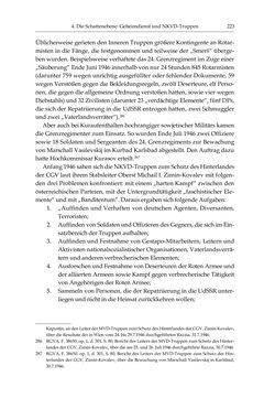 Bild der Seite - 223 - in Stalins Soldaten in Österreich - Die Innensicht der sowjetischen Besatzung 1945–1955