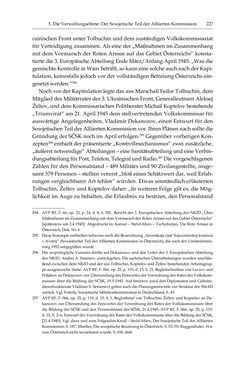 Image of the Page - 227 - in Stalins Soldaten in Österreich - Die Innensicht der sowjetischen Besatzung 1945–1955