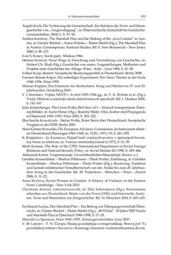 Image of the Page - 815 - in Stalins Soldaten in Österreich - Die Innensicht der sowjetischen Besatzung 1945–1955