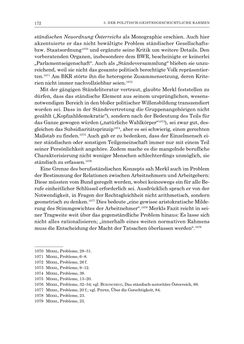 Bild der Seite - 172 - in „Berufsstand“ oder „Stand“? - Ein politischer Schlüsselbegriff im Österreich der Zwischenkriegszeit