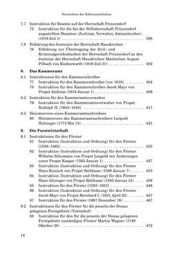 Image of the Page - 14 - in INSTRUKTIONEN UND ORDNUNGEN DER STIFTSHERRSCHAFT KLOSTERNEUBURG - Quellen zur Verwaltung sowie zur Land- und Forstwirtschaft einer geistlichen Grundherrschaft in der Frühen Neuzeit
