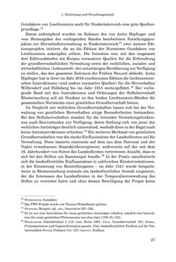 Image of the Page - 27 - in INSTRUKTIONEN UND ORDNUNGEN DER STIFTSHERRSCHAFT KLOSTERNEUBURG - Quellen zur Verwaltung sowie zur Land- und Forstwirtschaft einer geistlichen Grundherrschaft in der Frühen Neuzeit