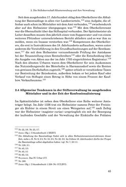 Image of the Page - 45 - in INSTRUKTIONEN UND ORDNUNGEN DER STIFTSHERRSCHAFT KLOSTERNEUBURG - Quellen zur Verwaltung sowie zur Land- und Forstwirtschaft einer geistlichen Grundherrschaft in der Frühen Neuzeit