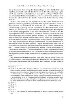 Bild der Seite - 61 - in INSTRUKTIONEN UND ORDNUNGEN DER STIFTSHERRSCHAFT KLOSTERNEUBURG - Quellen zur Verwaltung sowie zur Land- und Forstwirtschaft einer geistlichen Grundherrschaft in der Frühen Neuzeit