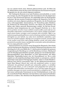 Bild der Seite - 70 - in INSTRUKTIONEN UND ORDNUNGEN DER STIFTSHERRSCHAFT KLOSTERNEUBURG - Quellen zur Verwaltung sowie zur Land- und Forstwirtschaft einer geistlichen Grundherrschaft in der Frühen Neuzeit