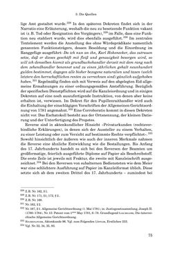 Bild der Seite - 75 - in INSTRUKTIONEN UND ORDNUNGEN DER STIFTSHERRSCHAFT KLOSTERNEUBURG - Quellen zur Verwaltung sowie zur Land- und Forstwirtschaft einer geistlichen Grundherrschaft in der Frühen Neuzeit