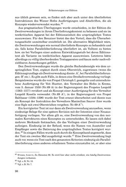 Bild der Seite - 98 - in INSTRUKTIONEN UND ORDNUNGEN DER STIFTSHERRSCHAFT KLOSTERNEUBURG - Quellen zur Verwaltung sowie zur Land- und Forstwirtschaft einer geistlichen Grundherrschaft in der Frühen Neuzeit
