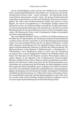Bild der Seite - 100 - in INSTRUKTIONEN UND ORDNUNGEN DER STIFTSHERRSCHAFT KLOSTERNEUBURG - Quellen zur Verwaltung sowie zur Land- und Forstwirtschaft einer geistlichen Grundherrschaft in der Frühen Neuzeit