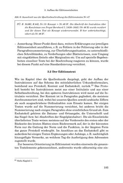 Image of the Page - 105 - in INSTRUKTIONEN UND ORDNUNGEN DER STIFTSHERRSCHAFT KLOSTERNEUBURG - Quellen zur Verwaltung sowie zur Land- und Forstwirtschaft einer geistlichen Grundherrschaft in der Frühen Neuzeit