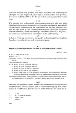 Image of the Page - 136 - in INSTRUKTIONEN UND ORDNUNGEN DER STIFTSHERRSCHAFT KLOSTERNEUBURG - Quellen zur Verwaltung sowie zur Land- und Forstwirtschaft einer geistlichen Grundherrschaft in der Frühen Neuzeit