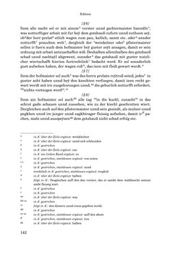 Image of the Page - 142 - in INSTRUKTIONEN UND ORDNUNGEN DER STIFTSHERRSCHAFT KLOSTERNEUBURG - Quellen zur Verwaltung sowie zur Land- und Forstwirtschaft einer geistlichen Grundherrschaft in der Frühen Neuzeit