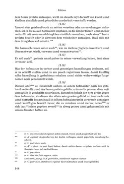 Image of the Page - 144 - in INSTRUKTIONEN UND ORDNUNGEN DER STIFTSHERRSCHAFT KLOSTERNEUBURG - Quellen zur Verwaltung sowie zur Land- und Forstwirtschaft einer geistlichen Grundherrschaft in der Frühen Neuzeit