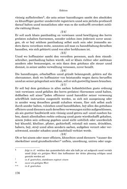 Bild der Seite - 176 - in INSTRUKTIONEN UND ORDNUNGEN DER STIFTSHERRSCHAFT KLOSTERNEUBURG - Quellen zur Verwaltung sowie zur Land- und Forstwirtschaft einer geistlichen Grundherrschaft in der Frühen Neuzeit