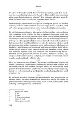 Bild der Seite - 182 - in INSTRUKTIONEN UND ORDNUNGEN DER STIFTSHERRSCHAFT KLOSTERNEUBURG - Quellen zur Verwaltung sowie zur Land- und Forstwirtschaft einer geistlichen Grundherrschaft in der Frühen Neuzeit