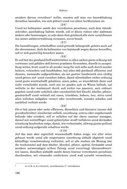 Bild der Seite - 196 - in INSTRUKTIONEN UND ORDNUNGEN DER STIFTSHERRSCHAFT KLOSTERNEUBURG - Quellen zur Verwaltung sowie zur Land- und Forstwirtschaft einer geistlichen Grundherrschaft in der Frühen Neuzeit