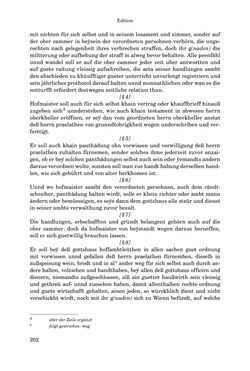 Image of the Page - 202 - in INSTRUKTIONEN UND ORDNUNGEN DER STIFTSHERRSCHAFT KLOSTERNEUBURG - Quellen zur Verwaltung sowie zur Land- und Forstwirtschaft einer geistlichen Grundherrschaft in der Frühen Neuzeit