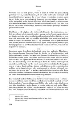 Image of the Page - 214 - in INSTRUKTIONEN UND ORDNUNGEN DER STIFTSHERRSCHAFT KLOSTERNEUBURG - Quellen zur Verwaltung sowie zur Land- und Forstwirtschaft einer geistlichen Grundherrschaft in der Frühen Neuzeit