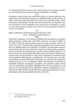 Image of the Page - 237 - in INSTRUKTIONEN UND ORDNUNGEN DER STIFTSHERRSCHAFT KLOSTERNEUBURG - Quellen zur Verwaltung sowie zur Land- und Forstwirtschaft einer geistlichen Grundherrschaft in der Frühen Neuzeit