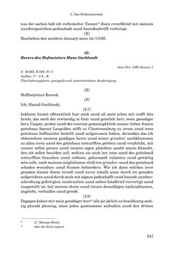 Bild der Seite - 247 - in INSTRUKTIONEN UND ORDNUNGEN DER STIFTSHERRSCHAFT KLOSTERNEUBURG - Quellen zur Verwaltung sowie zur Land- und Forstwirtschaft einer geistlichen Grundherrschaft in der Frühen Neuzeit