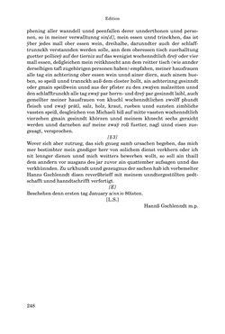 Image of the Page - 248 - in INSTRUKTIONEN UND ORDNUNGEN DER STIFTSHERRSCHAFT KLOSTERNEUBURG - Quellen zur Verwaltung sowie zur Land- und Forstwirtschaft einer geistlichen Grundherrschaft in der Frühen Neuzeit