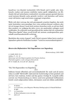 Bild der Seite - 252 - in INSTRUKTIONEN UND ORDNUNGEN DER STIFTSHERRSCHAFT KLOSTERNEUBURG - Quellen zur Verwaltung sowie zur Land- und Forstwirtschaft einer geistlichen Grundherrschaft in der Frühen Neuzeit