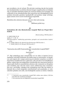 Image of the Page - 278 - in INSTRUKTIONEN UND ORDNUNGEN DER STIFTSHERRSCHAFT KLOSTERNEUBURG - Quellen zur Verwaltung sowie zur Land- und Forstwirtschaft einer geistlichen Grundherrschaft in der Frühen Neuzeit