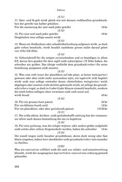 Image of the Page - 292 - in INSTRUKTIONEN UND ORDNUNGEN DER STIFTSHERRSCHAFT KLOSTERNEUBURG - Quellen zur Verwaltung sowie zur Land- und Forstwirtschaft einer geistlichen Grundherrschaft in der Frühen Neuzeit