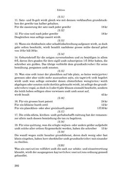 Bild der Seite - 292 - in INSTRUKTIONEN UND ORDNUNGEN DER STIFTSHERRSCHAFT KLOSTERNEUBURG - Quellen zur Verwaltung sowie zur Land- und Forstwirtschaft einer geistlichen Grundherrschaft in der Frühen Neuzeit