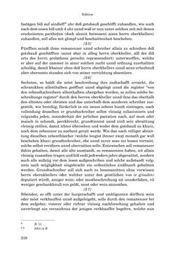 Image of the Page - 318 - in INSTRUKTIONEN UND ORDNUNGEN DER STIFTSHERRSCHAFT KLOSTERNEUBURG - Quellen zur Verwaltung sowie zur Land- und Forstwirtschaft einer geistlichen Grundherrschaft in der Frühen Neuzeit