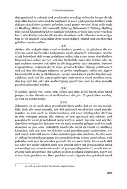 Image of the Page - 319 - in INSTRUKTIONEN UND ORDNUNGEN DER STIFTSHERRSCHAFT KLOSTERNEUBURG - Quellen zur Verwaltung sowie zur Land- und Forstwirtschaft einer geistlichen Grundherrschaft in der Frühen Neuzeit