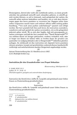 Bild der Seite - 338 - in INSTRUKTIONEN UND ORDNUNGEN DER STIFTSHERRSCHAFT KLOSTERNEUBURG - Quellen zur Verwaltung sowie zur Land- und Forstwirtschaft einer geistlichen Grundherrschaft in der Frühen Neuzeit