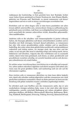 Image of the Page - 349 - in INSTRUKTIONEN UND ORDNUNGEN DER STIFTSHERRSCHAFT KLOSTERNEUBURG - Quellen zur Verwaltung sowie zur Land- und Forstwirtschaft einer geistlichen Grundherrschaft in der Frühen Neuzeit