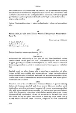 Bild der Seite - 352 - in INSTRUKTIONEN UND ORDNUNGEN DER STIFTSHERRSCHAFT KLOSTERNEUBURG - Quellen zur Verwaltung sowie zur Land- und Forstwirtschaft einer geistlichen Grundherrschaft in der Frühen Neuzeit