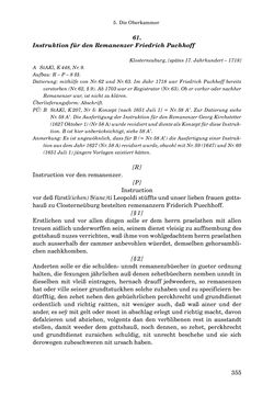 Image of the Page - 355 - in INSTRUKTIONEN UND ORDNUNGEN DER STIFTSHERRSCHAFT KLOSTERNEUBURG - Quellen zur Verwaltung sowie zur Land- und Forstwirtschaft einer geistlichen Grundherrschaft in der Frühen Neuzeit