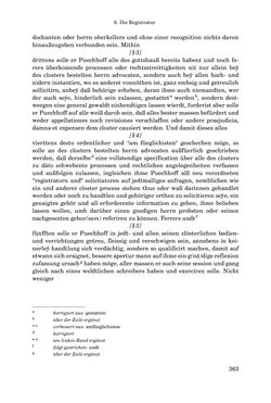 Image of the Page - 363 - in INSTRUKTIONEN UND ORDNUNGEN DER STIFTSHERRSCHAFT KLOSTERNEUBURG - Quellen zur Verwaltung sowie zur Land- und Forstwirtschaft einer geistlichen Grundherrschaft in der Frühen Neuzeit