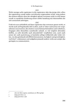 Image of the Page - 369 - in INSTRUKTIONEN UND ORDNUNGEN DER STIFTSHERRSCHAFT KLOSTERNEUBURG - Quellen zur Verwaltung sowie zur Land- und Forstwirtschaft einer geistlichen Grundherrschaft in der Frühen Neuzeit