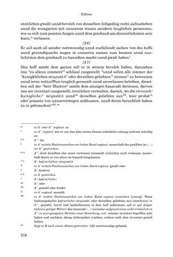 Bild der Seite - 378 - in INSTRUKTIONEN UND ORDNUNGEN DER STIFTSHERRSCHAFT KLOSTERNEUBURG - Quellen zur Verwaltung sowie zur Land- und Forstwirtschaft einer geistlichen Grundherrschaft in der Frühen Neuzeit